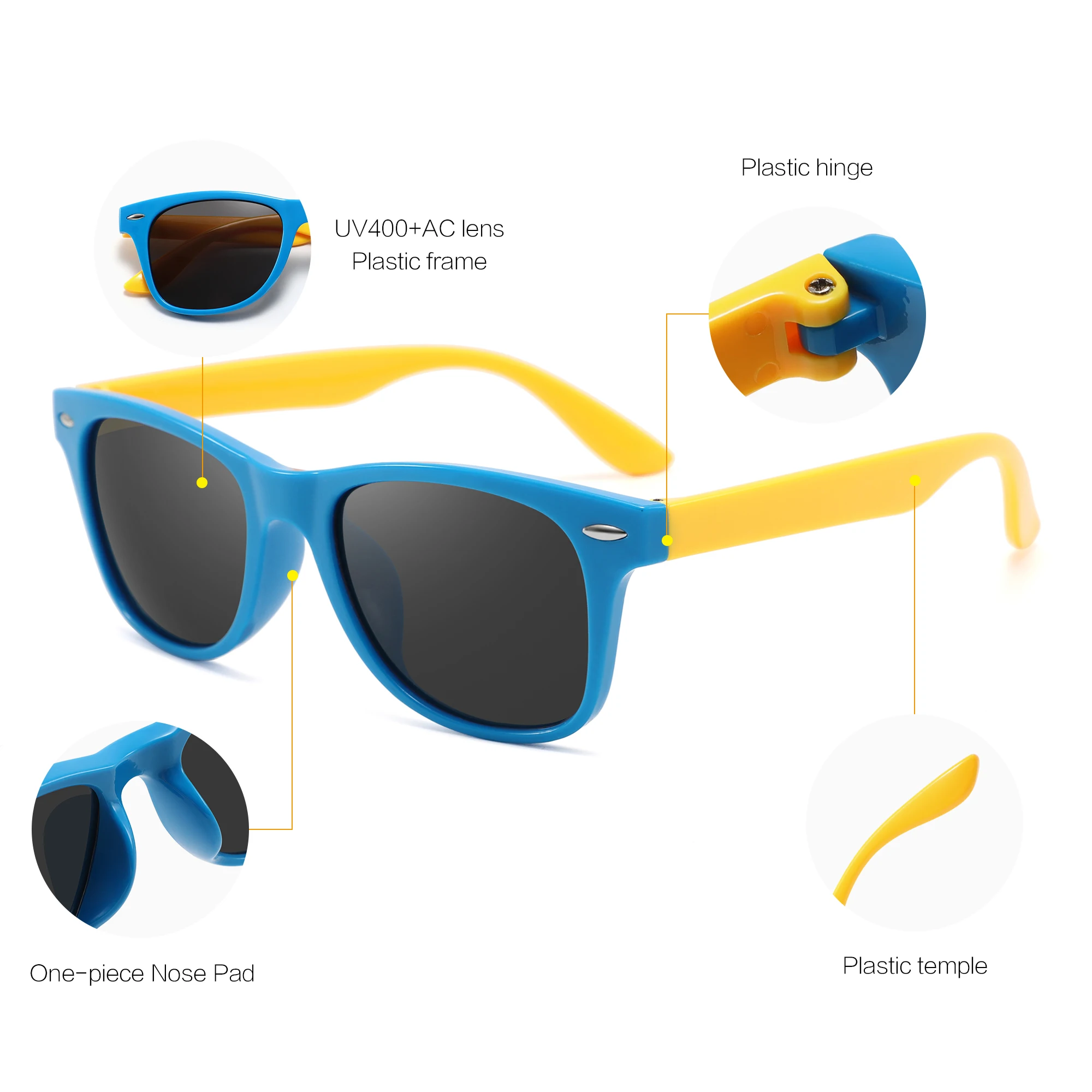 

CONCHEN designer shades custom logo sports fashionable sun glasses multicolor children sunglasses 2023
