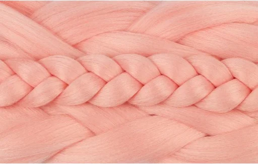 热销批发 24 英寸水设置台车烧头发预拉伸编织扭曲鲑鱼粉红色钩针编织