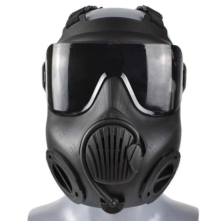 

Hot sale full face gas mask safety protective equipment for sports airsoft paintball tactical CS, Black/od/tan