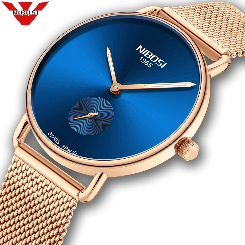 

NIBOSI Relogio Feminino Women Watches Luxury Brand Gold Quartz Ladies Watch Women Fashion Dress Bracelet Waterproof Reloj Mujer