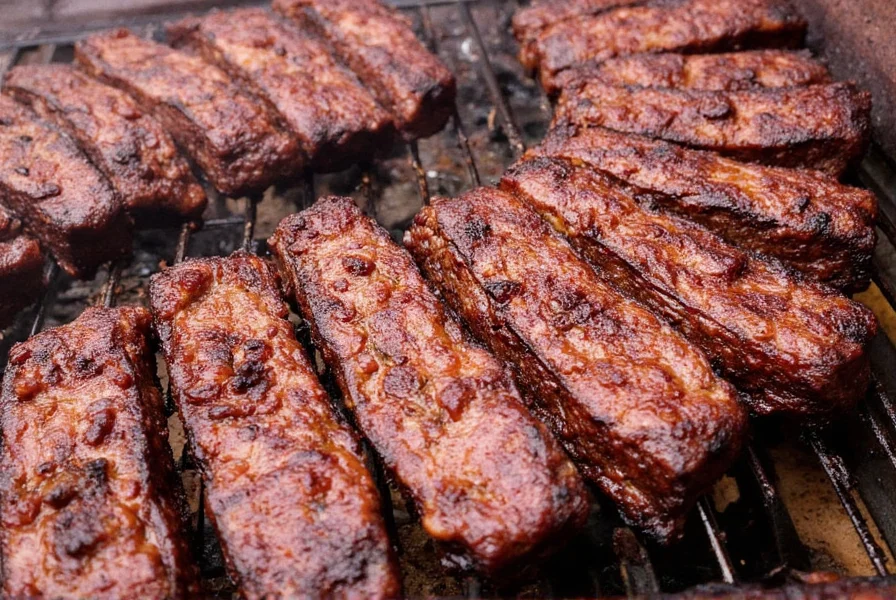 Thermometer Checking Ribs