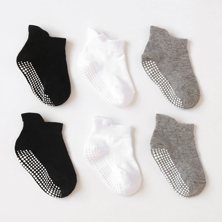 

wholesale unisex Grip Ankle Socks Toddler Infant Kids Boys Girls Anti slip Baby Grip Socks