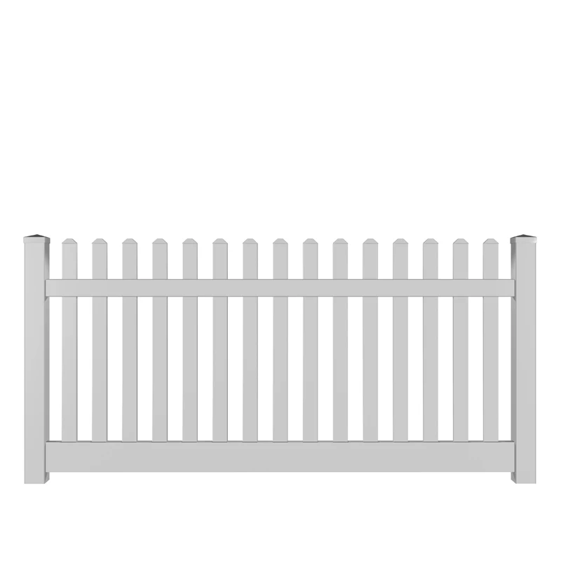 
100% Virgin PVC Fence Panel Privacy Fence Vinyl Rail Picket Fence Flat England Cap Gate door 