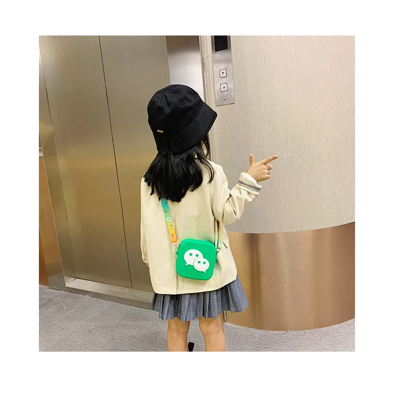 

Tik Tok Small Jelly Sleeping Bag Fashion Mini Wechat Girls Mobile Phone Bags Square Waterproof Kids Bags Girls Handbag