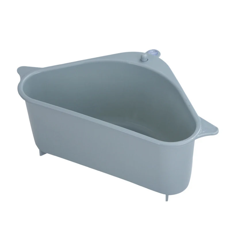 

High Quality Plastic Triangular Over Storage Kitchen Strainer Sink Drain Basket, Customized color
