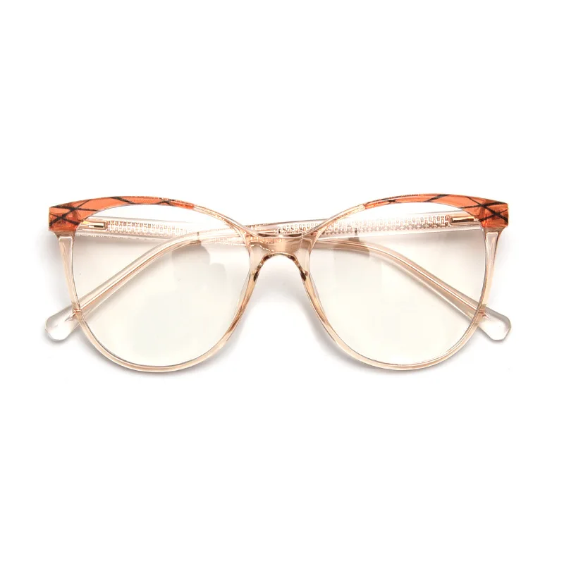 

China wholesale high quality TR90 optical frame with anti-blue light lens for women