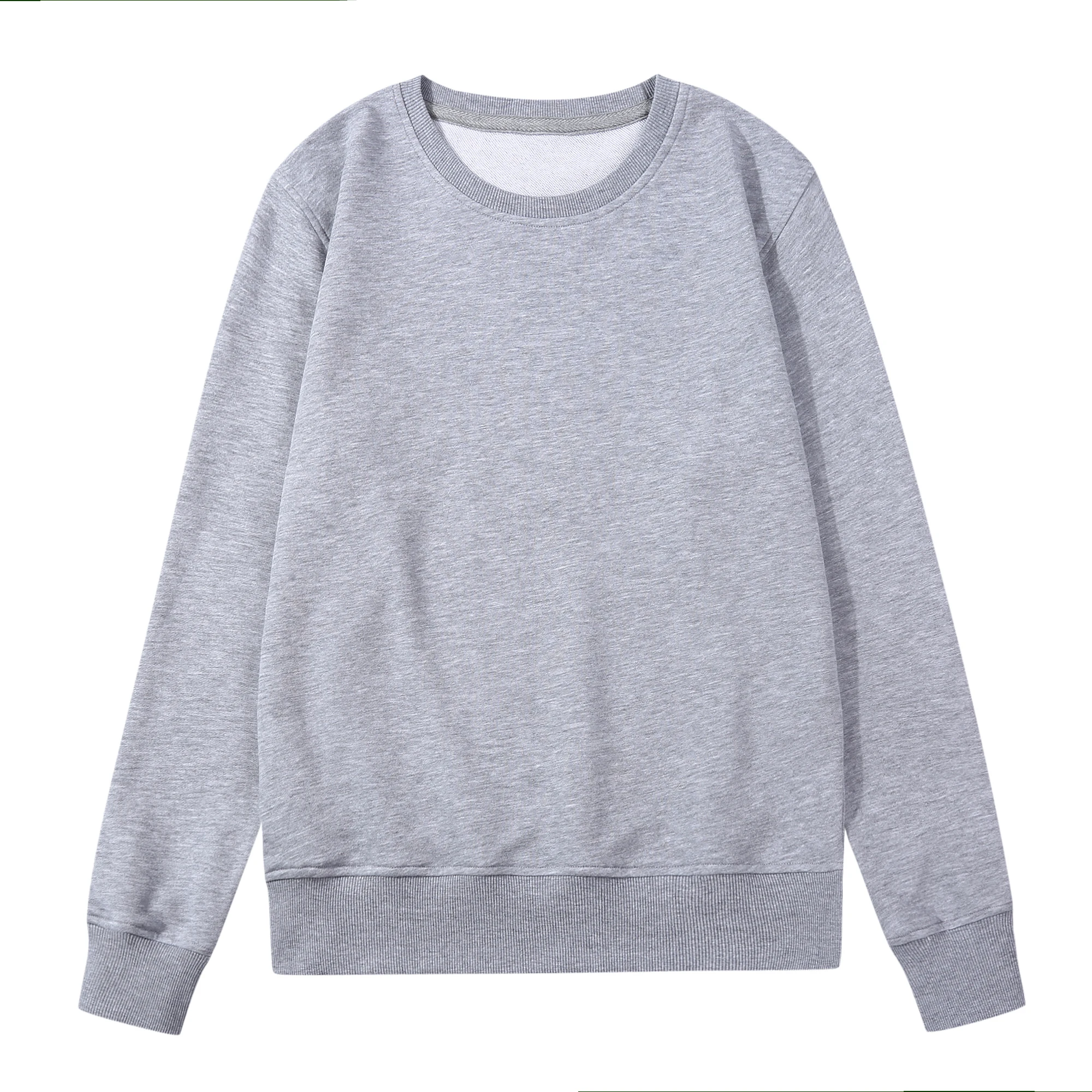 

Custom logo printing 100% cotton Sweatshirt Gym sports crewneck hoodie for women