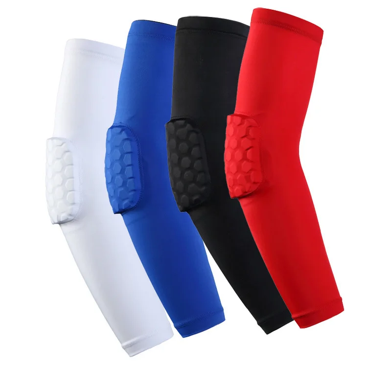 

Hot Selling Breathable Men Women Arm Padded Guard Protective Support Sleeve, Blue,black,red,white