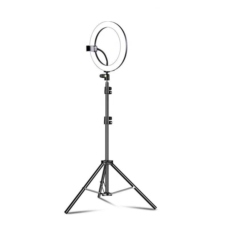 

Wholesale Beauty 10 inch Tiktok Photographic Selfie Led Ring Light With 1.7m Tripod Stand