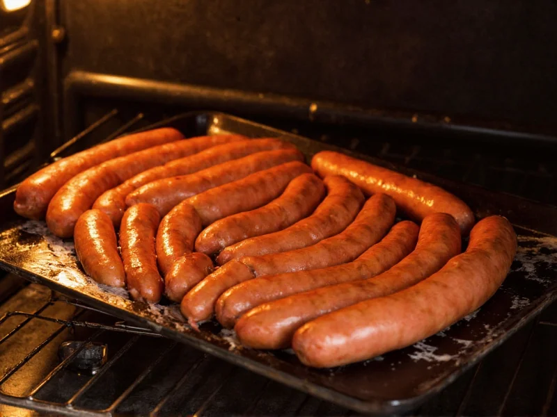 sausage in oven
