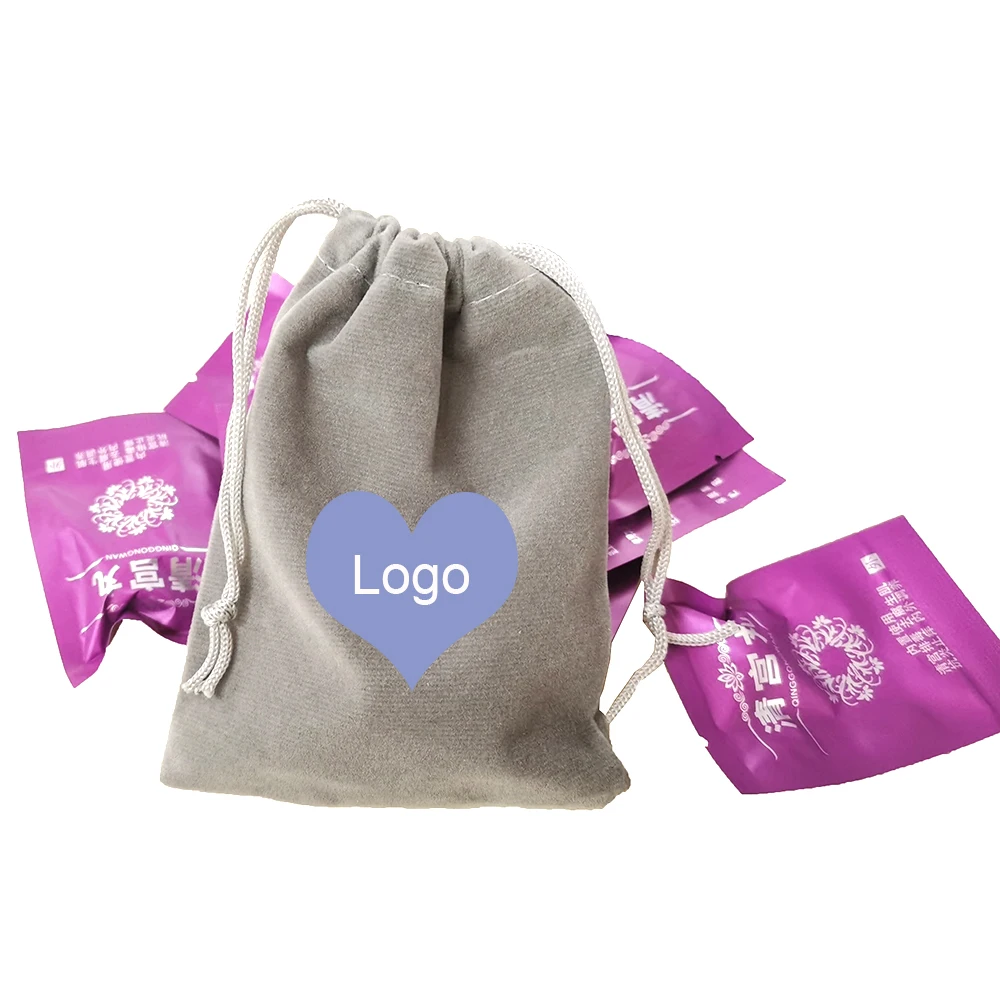 

Custom Bags Logo Yoni Detox Pearls/Yoni Pearls With Applicator, Purple