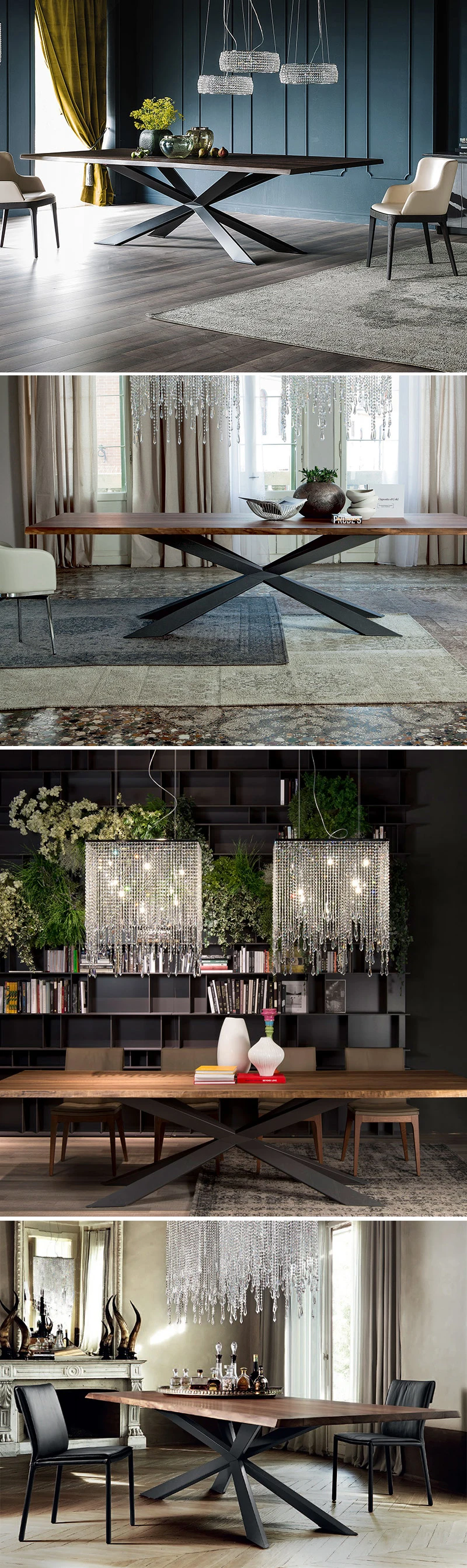 Metal Table Base Black Dinning Large Cross Frame Round Pedestal Coffee