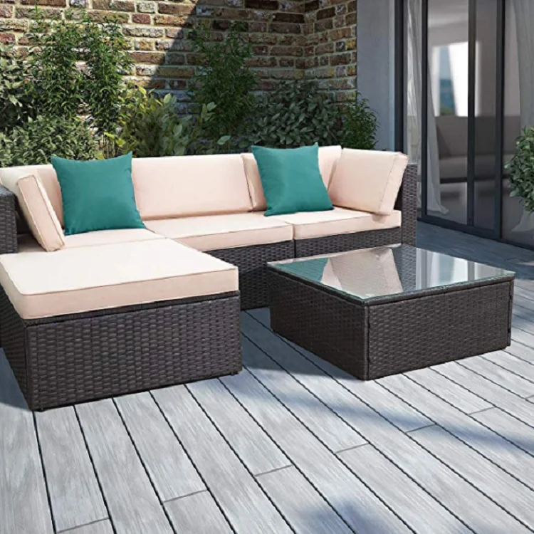 Cheap Outdoor Patio Furniture Wicker Rattan Sofa Outdoor Furniture