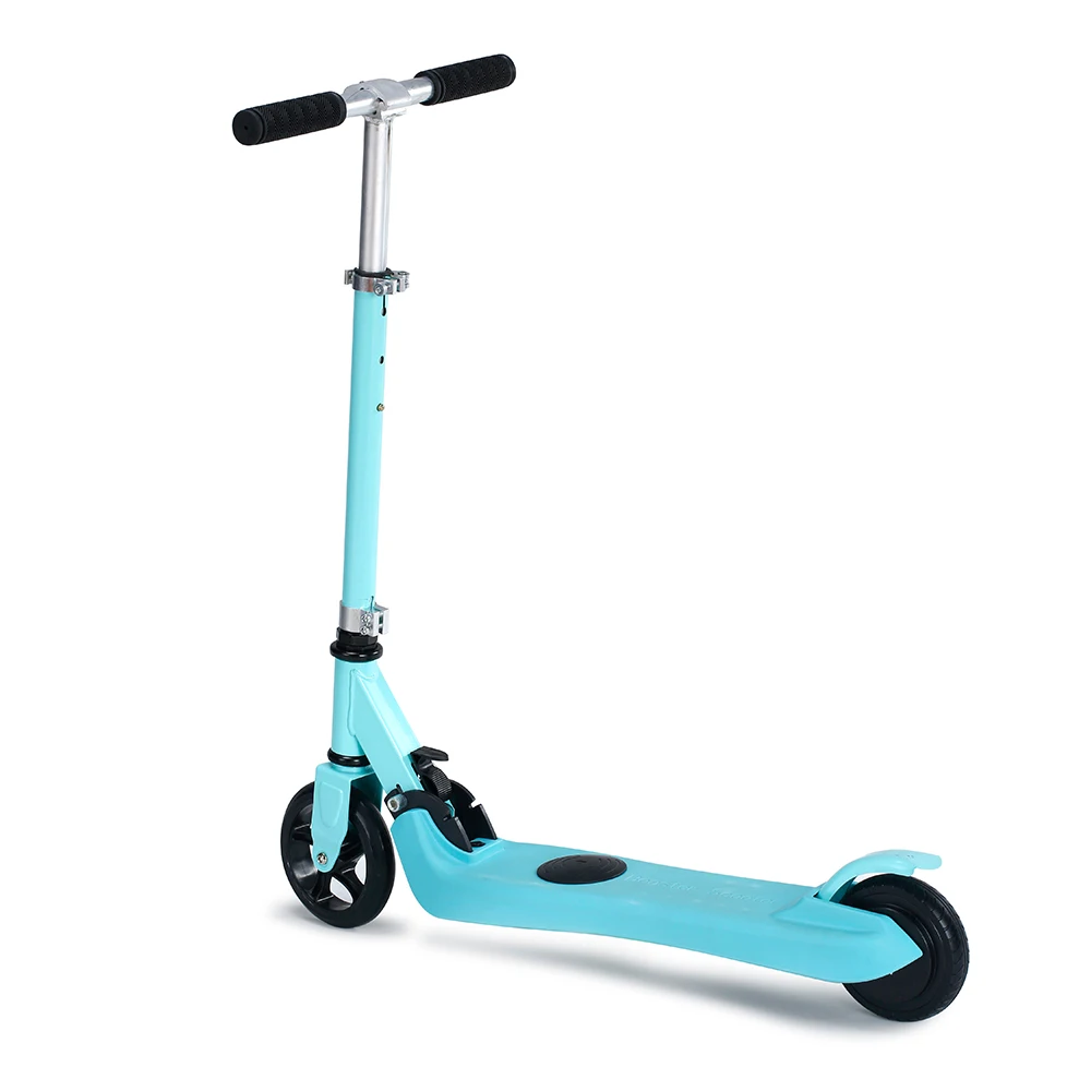 

mini electriqu folding 2 PU wheel rear brake best kick eletric scooter cycle alluminium foldable scooter for kids 5-12years old