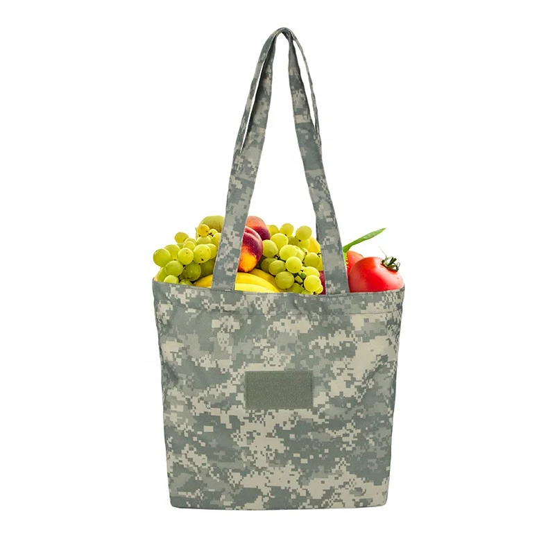 

US local shipping Promotion Customized Cheaper Polyester Shopping Bag Reusable Tote Shopping Bag, Acu