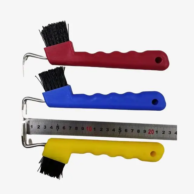 

In stock new design heavy duty horse hoof pick with brush
