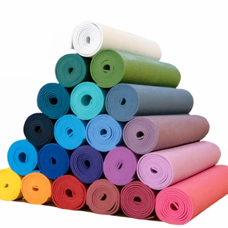 

Home gym yoga club sports fitness exercise non-slip custom environmentally friendly fitness yoga mat, Urple, blue, pink, green, dark green, violet