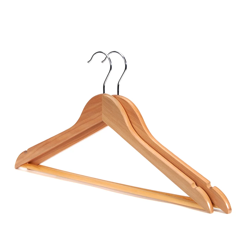 

Bulk custom made widely used wooden short clothes hangers euro hanger