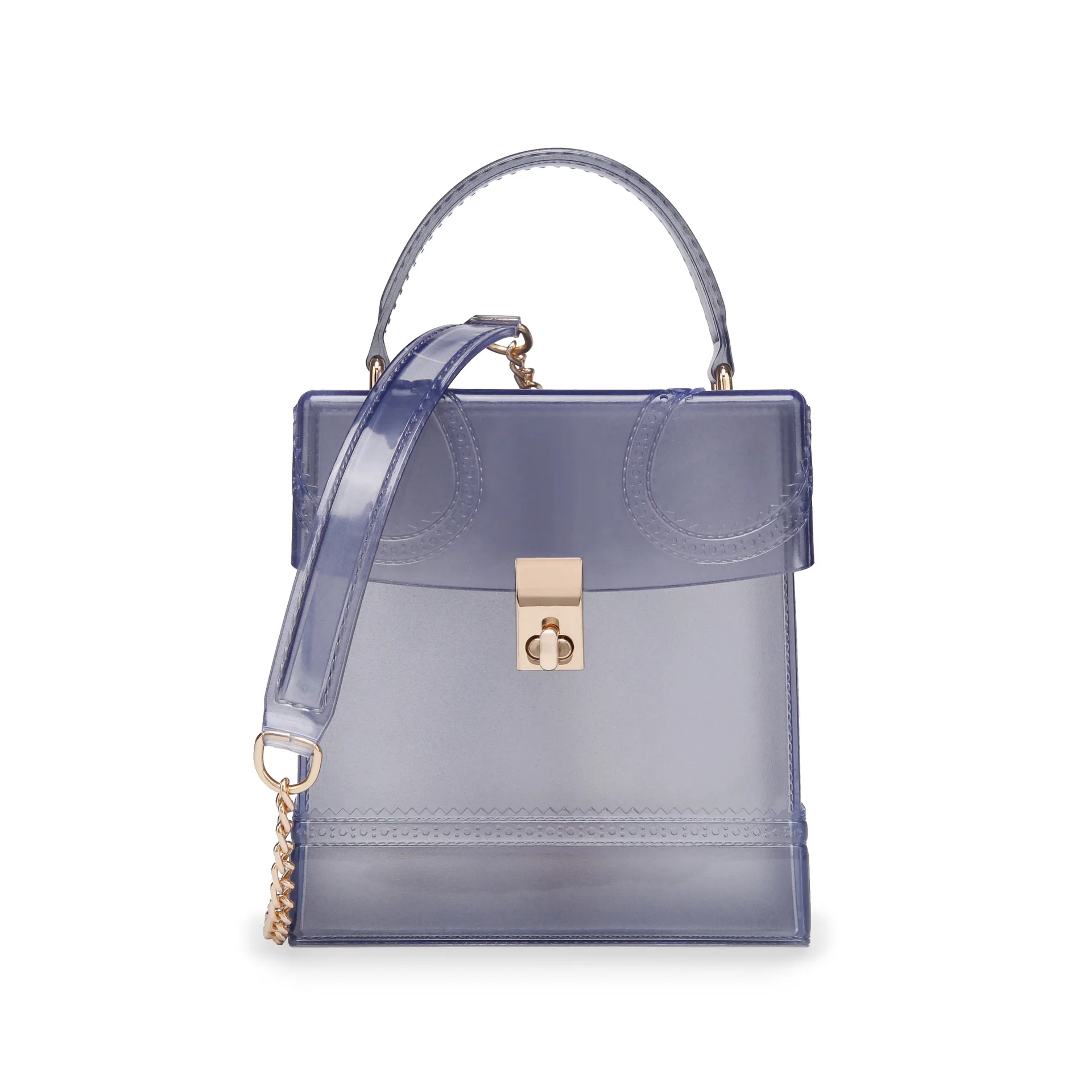 

Alibaba China suppliers women new fashion transparent PVC small purses clear shoulder jelly bag