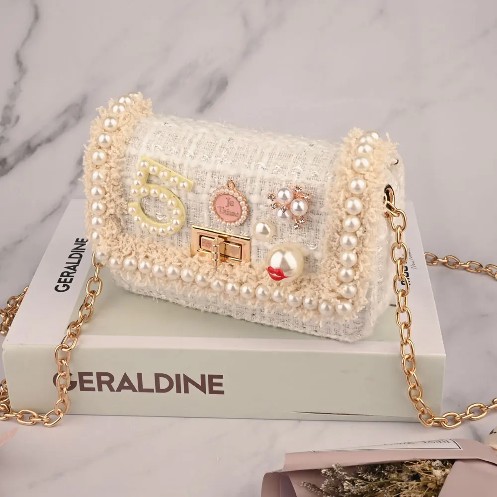 

2020 trending fashion bling glitter pearl purses handbags new arrival elegance cross body purse, Blue,red,black,green......