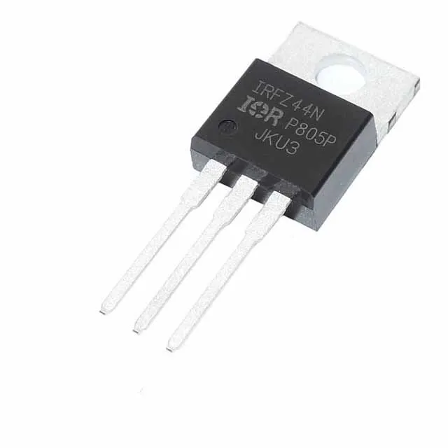 GreceMonday 10pcs 55V 49A IRFZ44N IRFZ44 Transistor di potenza MOSFET N-Channel nero di qualità alta