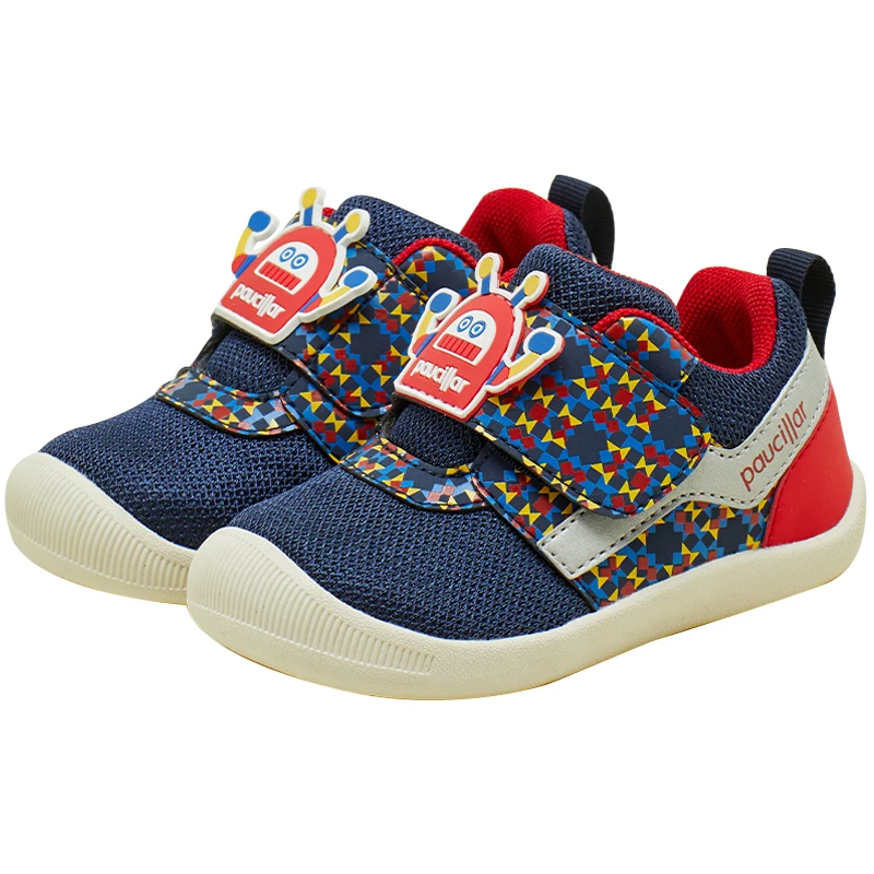 

New design Fabrics baby fashion sneakers sports style prewalker baby shoes, As picture show or customize