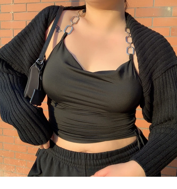 

European and American quality sense plus size sexy knit cardigan coat loose short outside oversize wome sweaters for slim shaw