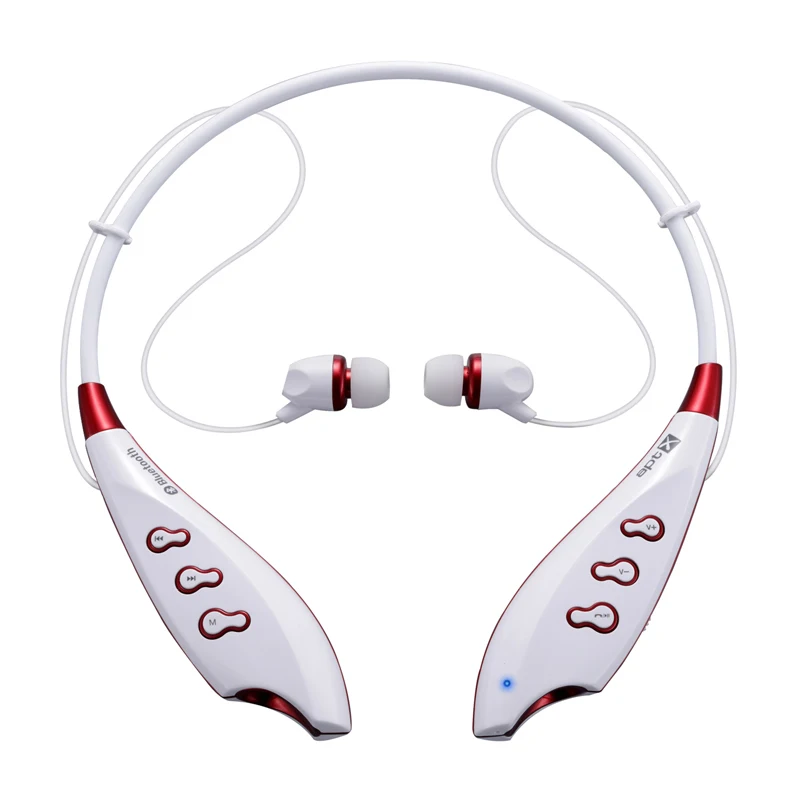 

Cheap Bluetooth Wireless Headphones High Quality Metal Neckband Sports Earphone, Black, white