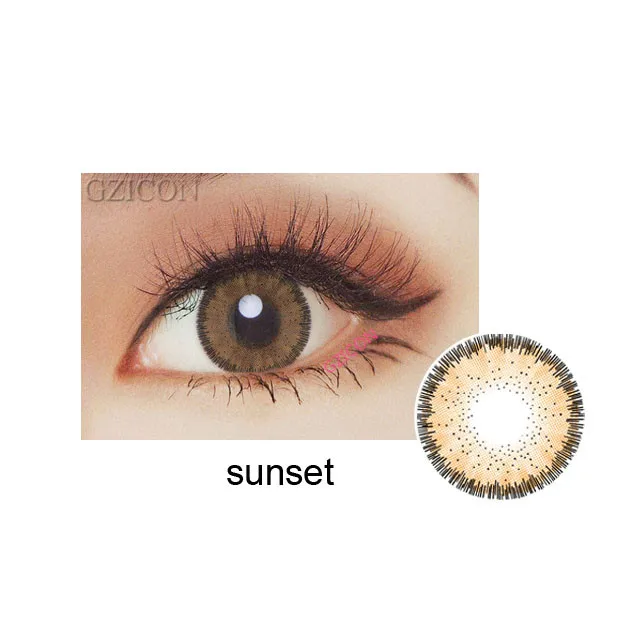 

BeautyTone Sweet sunset new look free style color contacts China very cheap yearly color eye contact lenses