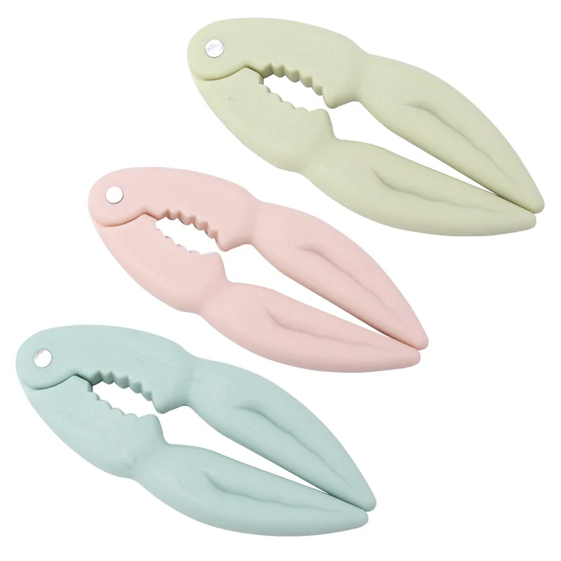 

Kitchen Tool Sea Food Tool Lobster Crab Cracker Crab Claws Sheller Nut Clip, Pink/green/blue