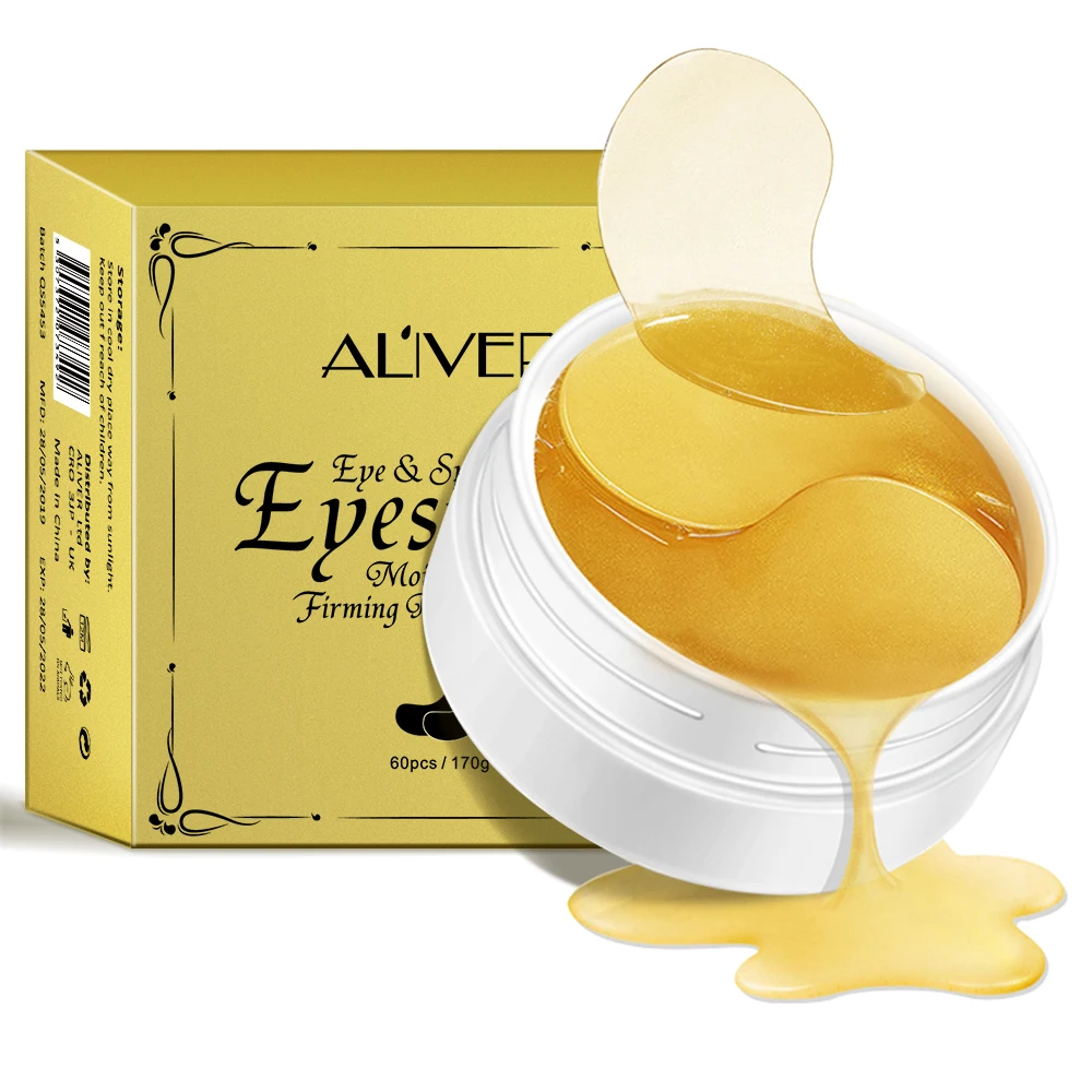 

Wholesale remove dark circles under eye patch 24k gold eye mask Anti-wrinkle for eye care, Golden