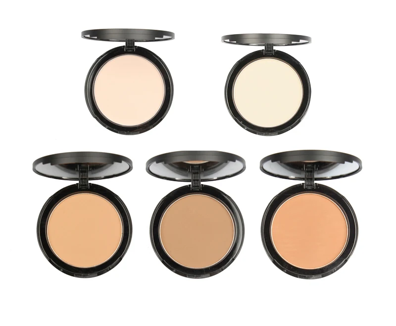 

In Stock Natural Face Pressed Powder Oil Control Make Up Long Lasting Waterproof Pressed Powder Foundation