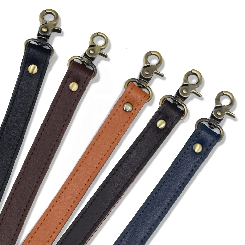 

60cm leather shoulder bag handles for bags handmade bag strap handbag accessories, Multicolor