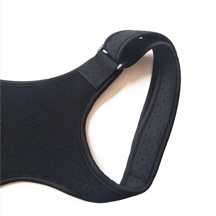 

Adjustable Sport Back posture corrector shoulder clavicle brace, Black