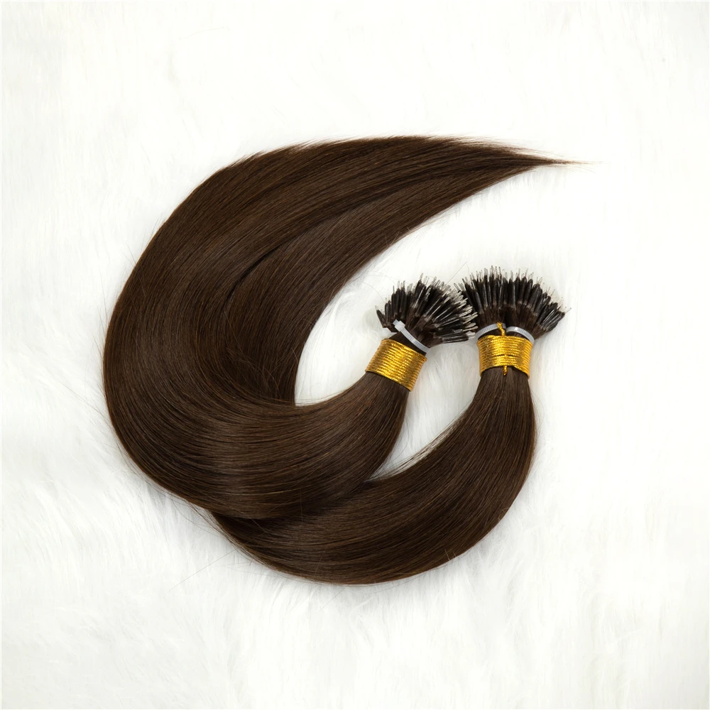 

Wholesale Brizilian Human Hair Extension No Tangle Micro Bead Hair Extensions