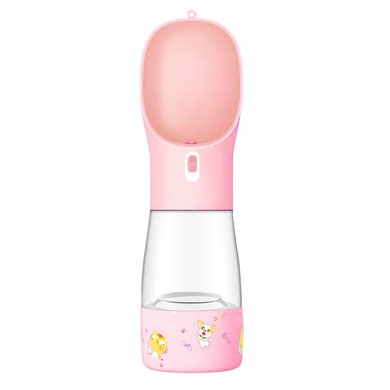 

Outdoor portable dog cat pet drinking bottle with filter pet bottles
