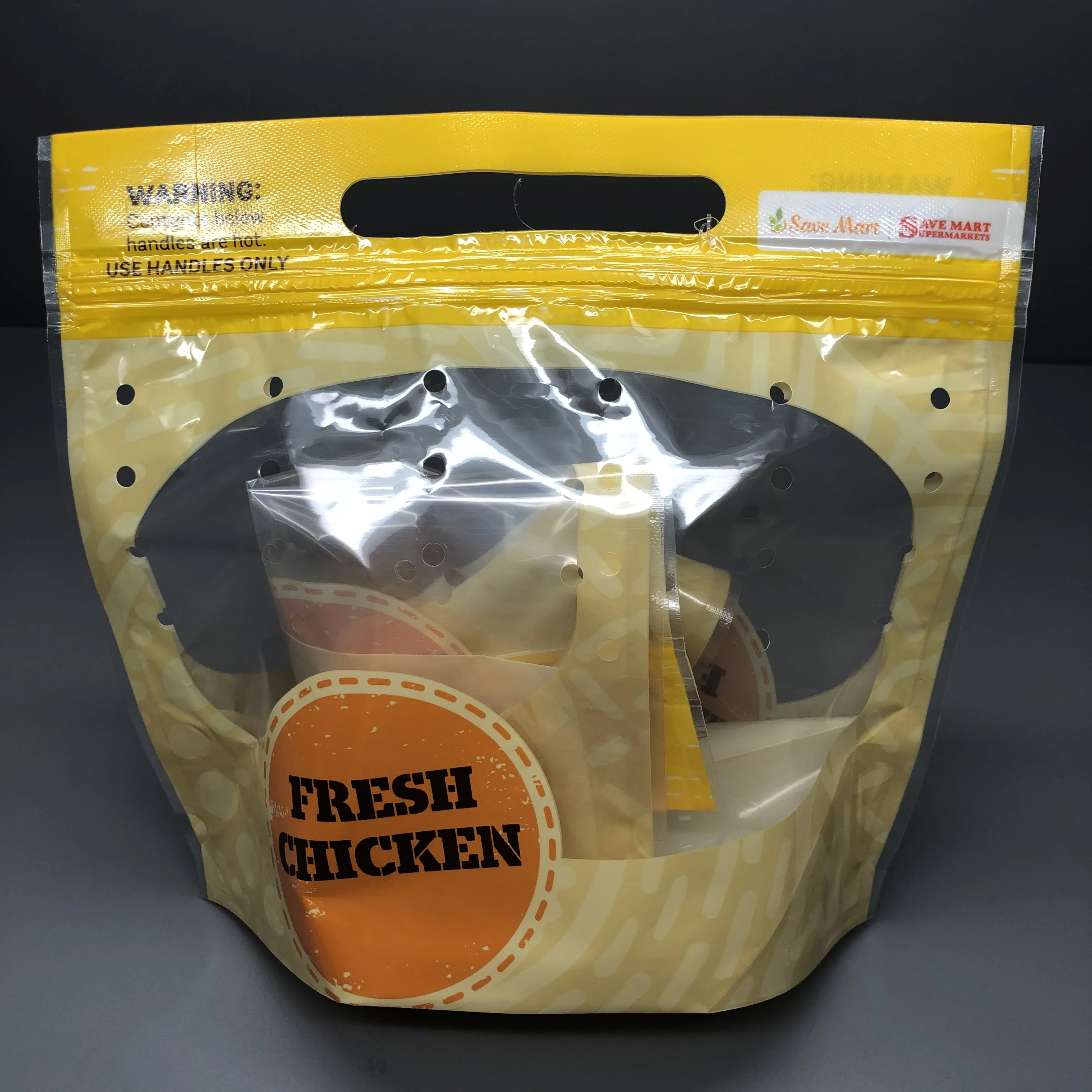 Rotisserie Chicken Bag Plastic Packaging Bag For Roast Chicken