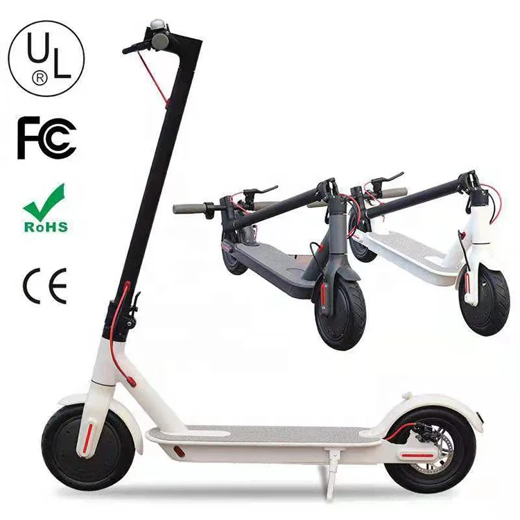 

Factory Outlet 8.5 inch Folding Electric Scooters 350W wide wheel Scooters Electric Escooter