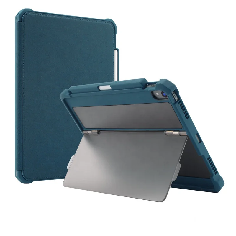

Newest popular TPU rugged shockproof smart magnetic leather case for ipad pro 12.9 with pencil holder