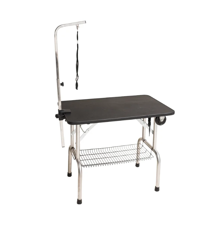 

Factory Produced Folding Pet Grooming Table Stainless Steel Dog Table!, Customized