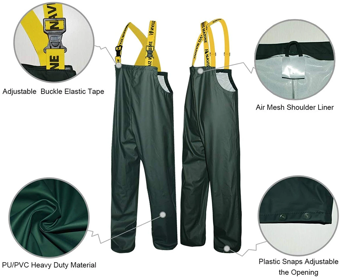 Coastal Sailing Waterproof Jacket With Bib Pants Fishing Rain Suit Foul Weather Gear Buy