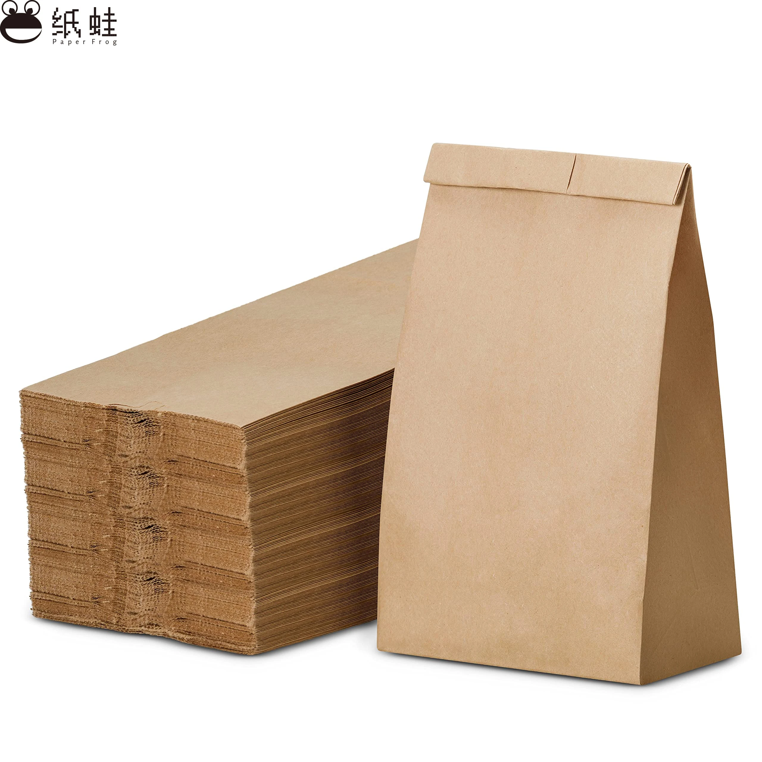 

Paper Frog Lunch Bags Paper Grocery Bags Durable Kraft Paper Lunch Bags