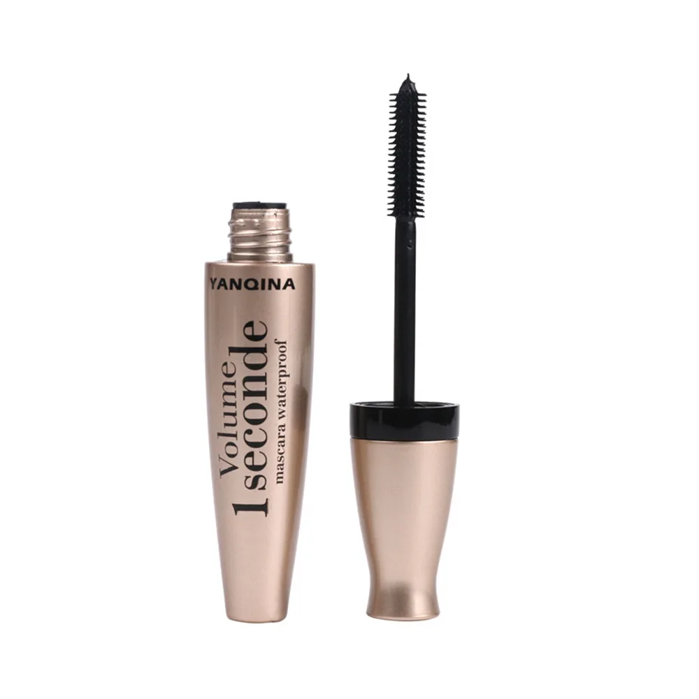 

women Mascara silicone brush head thick curled square water makeup