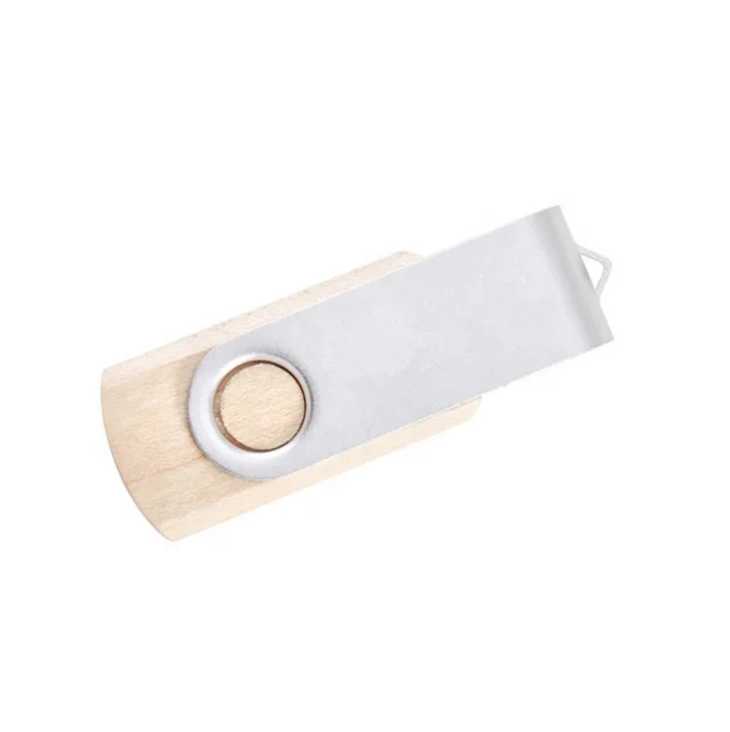 

Factory direct wholesale silver purple green red black blue orange metal wooden swivel pendrive usb flash drive