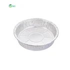 food grade baking disposable round aluminum foil container pie pizza pans