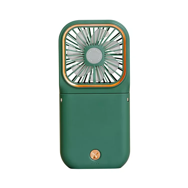 

The latest folding stand 3000mAh rechargeable adjustable angle three-speed mini hanging neck fan