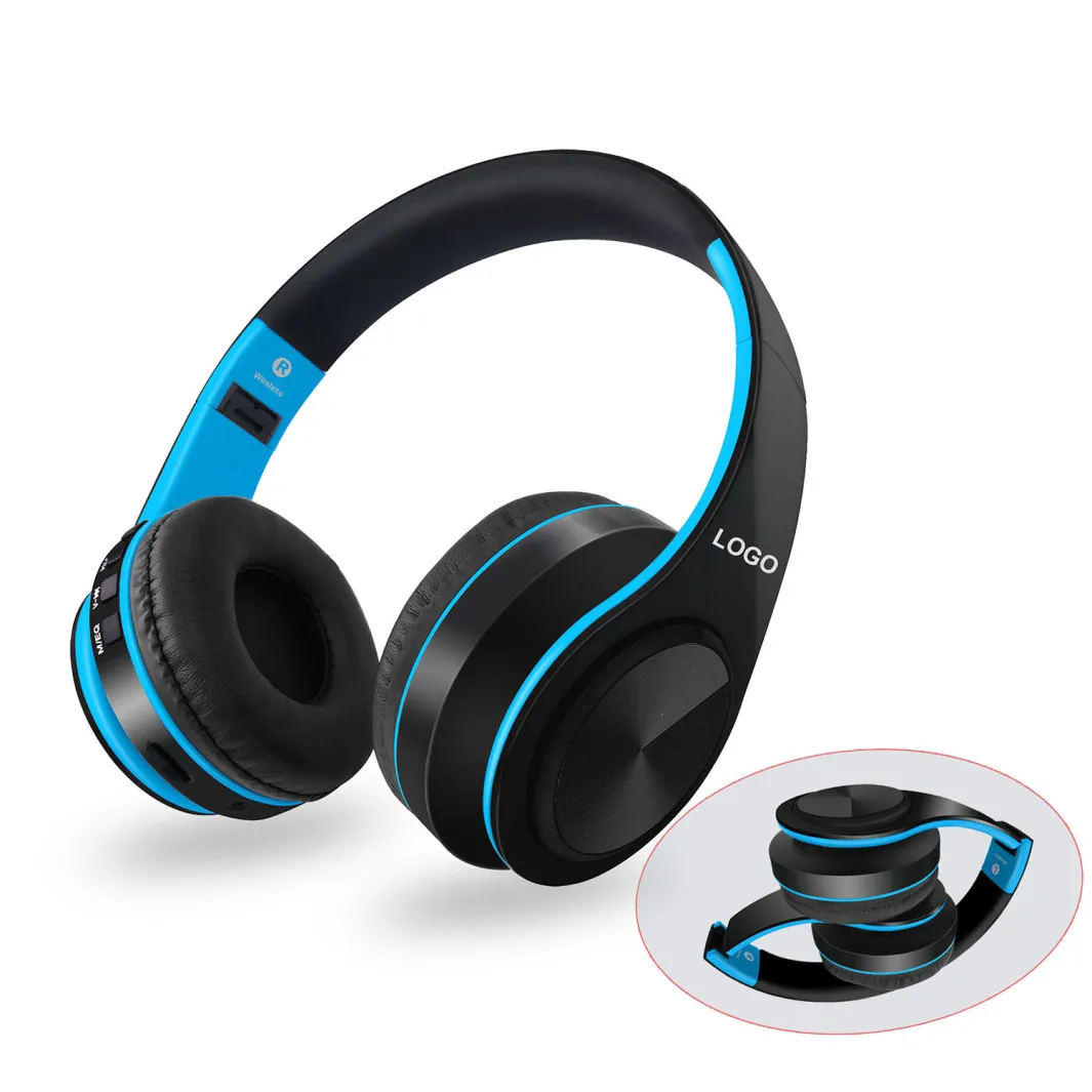 

Headphones Wireless Over Ear Hi-Fi Stereo Wireless Headset with Memory Card for Travel/Work/TV/iPhone