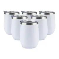 

Customize wholesale 12 oz 304 stainless steel double wall vacuum insulated egg shape tumbler cups for coffee