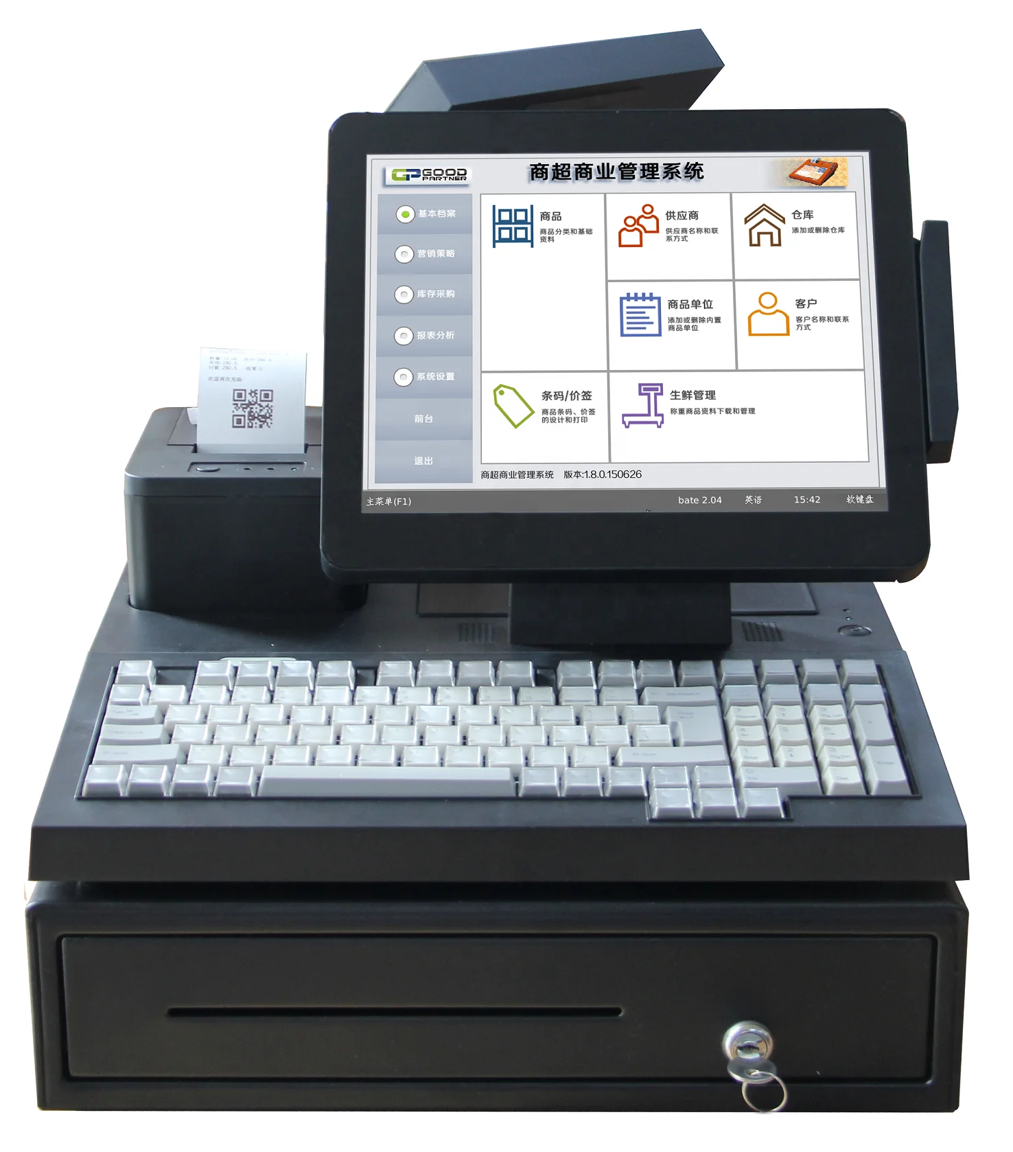 

The all in one POS machine with Android/Linux/Win OS and Hard Disk Capacity win 32/64/128GB SSD