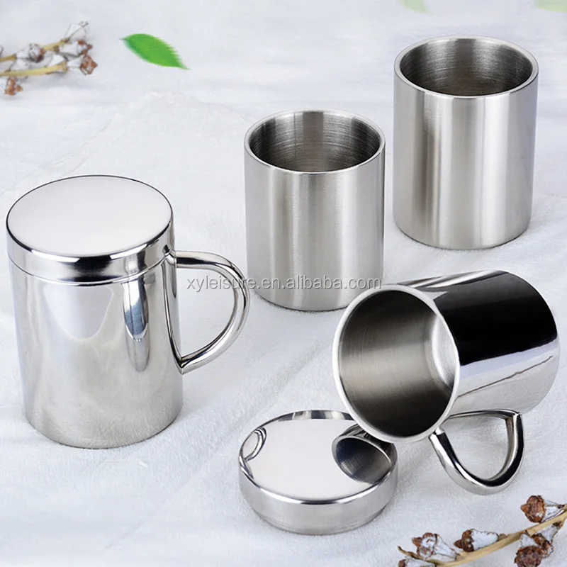 400ml Stainless Steel Insulted Coffee Mug Water Tea Children Cup Rose Gold 